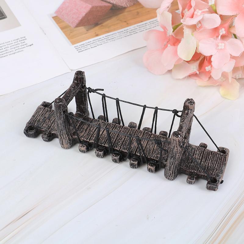 Antique High Imitation Landscape Resin Rope Bridge Ornaments for Aquarium Tank Decoration1
Antique High Imitation Landscape Resin Rope Bridge Ornaments for Aquarium Tank Decoration1