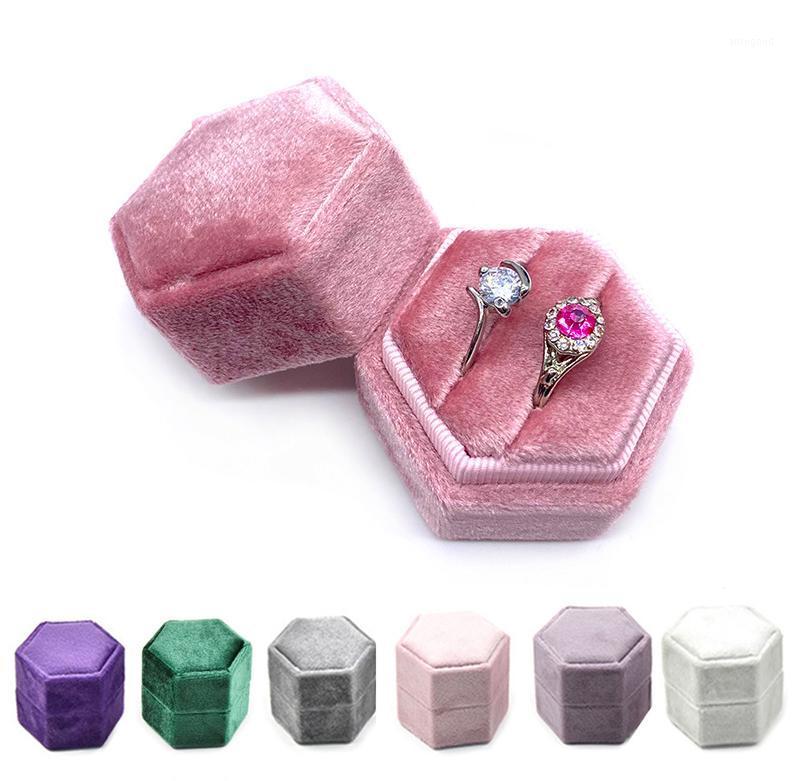 Jewelry Pouches, Bags 5.5*5.5*4.5CM Hexagon Velvet Ring Box Vintage For Double Rings Storage1
Jewelry Pouches, Bags 5.5*5.5*4.5CM Hexagon Velvet Ring Box Vintage For Double Rings Storage1