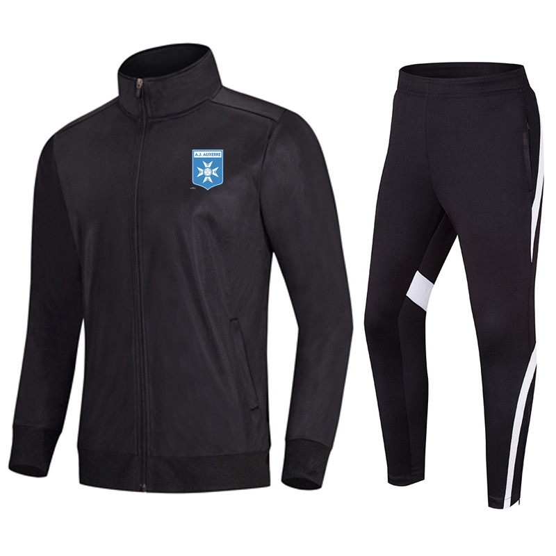 AJ Auxerre Football Club Top Men's Tracksuit Jacket And Pant Training Suits Outdoor Sportswear Jogging Wear Adult Kids Soccer Sets, Black;blue
AJ Auxerre Football Club Top Men's Tracksuit Jacket And Pant Training Suits Outdoor Sportswear Jogging Wear Adult Kids Soccer Sets, Black;blue