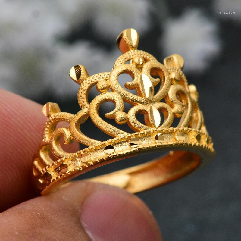 Cluster Rings Wando Luxury Gold Color Scrub Wedding For Women King Queen Crown Ring Vintage Big Ladies Party, Golden;silver
Cluster Rings Wando Luxury Gold Color Scrub Wedding For Women King Queen Crown Ring Vintage Big Ladies Party, Golden;silver