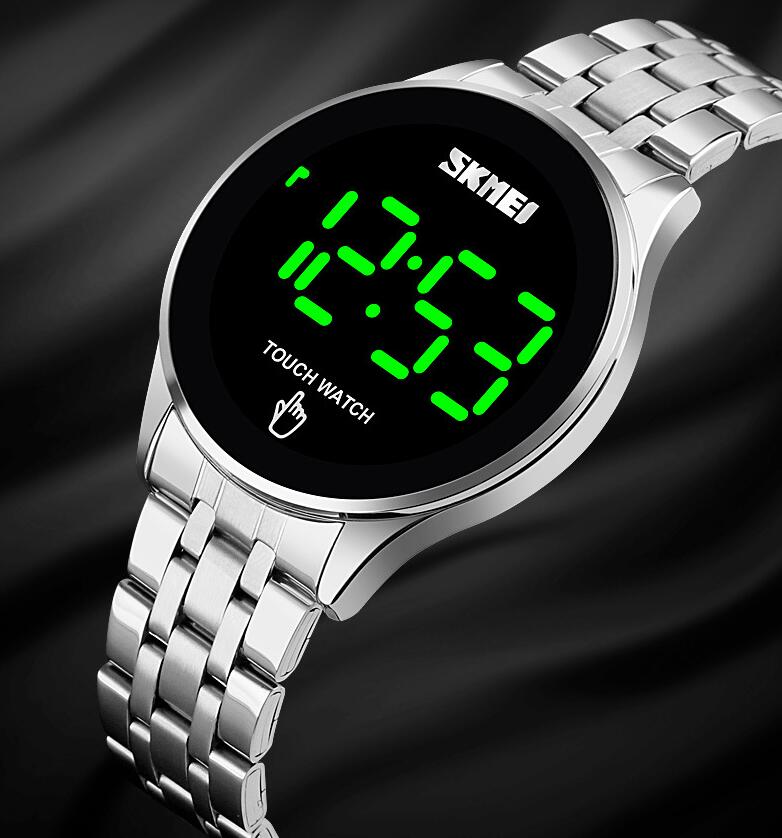 Fashion sports LED watch, male and female student personality watch 2021 new arrival steel belt couple electronic watches 1579, Black
Fashion sports LED watch, male and female student personality watch 2021 new arrival steel belt couple electronic watches 1579, Black