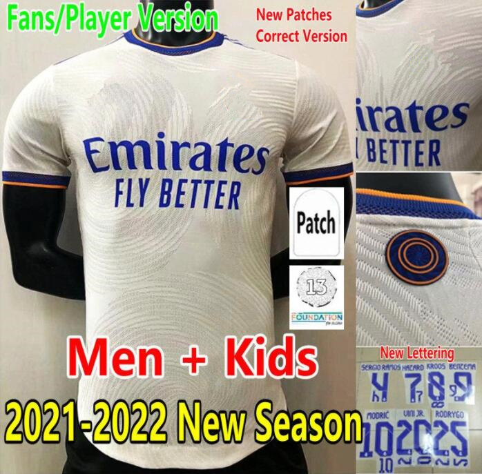 Player Version 2021 2022 soccer Jerseys MBAPPE men female camiseta SERGIO RAMOS BENZEMA ASENSIO VALVERDE maillot HAZARD VINI JR KROOS football shirt
Player Version 2021 2022 soccer Jerseys MBAPPE men female camiseta SERGIO RAMOS BENZEMA ASENSIO VALVERDE maillot HAZARD VINI JR KROOS football shirt