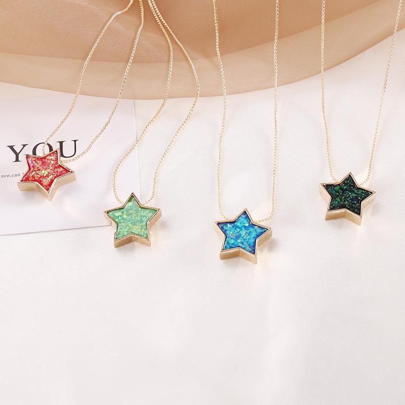 Fashion Korean Women Jewelry Alloy Gold Color Cute Star Pendant Necklace Woman Choker Necklace
Fashion Korean Women Jewelry Alloy Gold Color Cute Star Pendant Necklace Woman Choker Necklace
