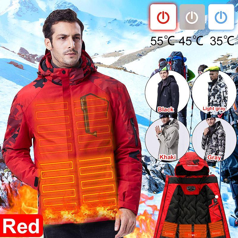3 Modes USB Electric Heated Coats Men Women Winter Warm Smart Heating Jacket Outdoor Fishing Hunting Hiking Vest Waterproof, Black
3 Modes USB Electric Heated Coats Men Women Winter Warm Smart Heating Jacket Outdoor Fishing Hunting Hiking Vest Waterproof, Black