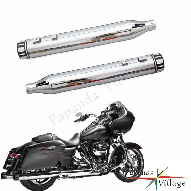 Papanda Motorcycle Chrome Slip-On Exhaust Mufflers Silencers Pipe for Touring Road King Street Glide 1995-20201
Papanda Motorcycle Chrome Slip-On Exhaust Mufflers Silencers Pipe for Touring Road King Street Glide 1995-20201