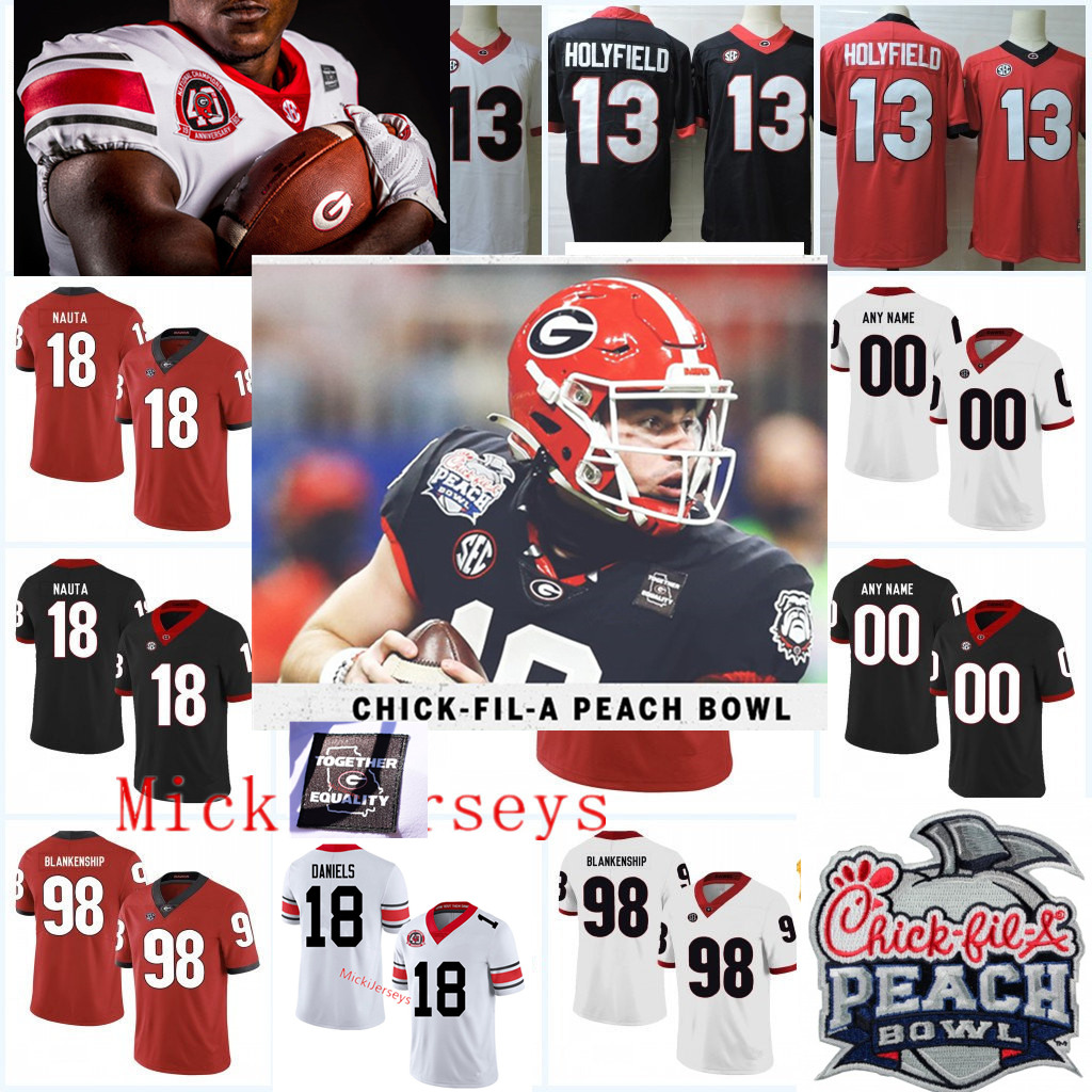 Custom Georgia Bulldogs Football Jersey Azeez Ojulari Arian Smith Tyson Campbell Nakobe Dean Broderick Jones Jalen Carter Tyrique Stevenson, White
Custom Georgia Bulldogs Football Jersey Azeez Ojulari Arian Smith Tyson Campbell Nakobe Dean Broderick Jones Jalen Carter Tyrique Stevenson, White