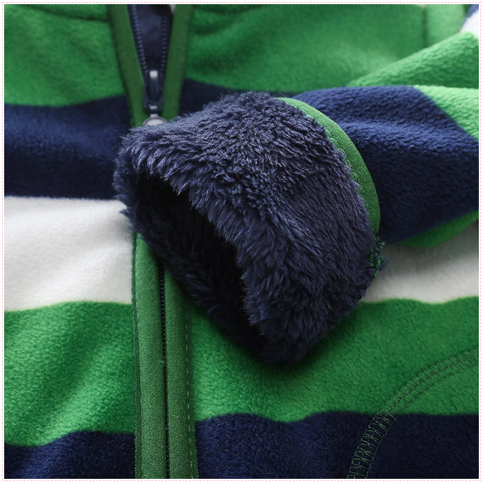 Winter Sweater Kids Boys Fleece Jacket Long Sleeve Zipper Plus Velvet Keep Warm Children's Coat Cardigan Pattern new Arrival 201128