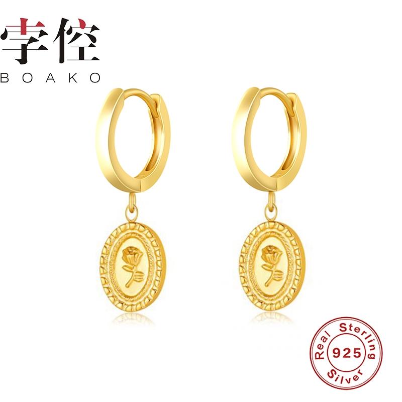 BOAKO 925 Sterling Silver Earrings For Women 2020 Gold Round Hoop Earrings Pendientes Brincos Arete Fine Jewelry For Girls Gifts
BOAKO 925 Sterling Silver Earrings For Women 2020 Gold Round Hoop Earrings Pendientes Brincos Arete Fine Jewelry For Girls Gifts