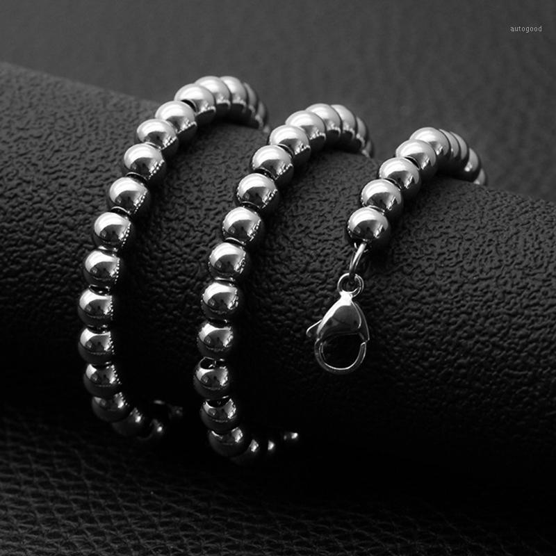 Chains 2021 Style 8mm Beads Chain Necklaces For Women Men Boyfriend Gift Ideas Fashion 316l Stainless Steel Chokers 1
Chains 2021 Style 8mm Beads Chain Necklaces For Women Men Boyfriend Gift Ideas Fashion 316l Stainless Steel Chokers 1