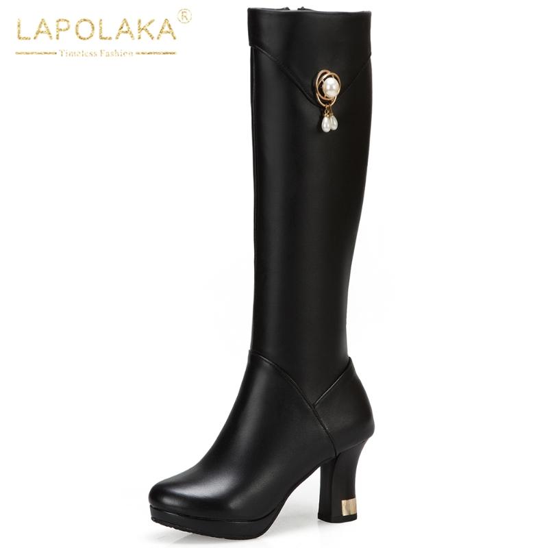 Lapolaka 2020 Fashion New Large Size 43 Strange Style High Quality Shoes Women Boots Metal Decoration Platform Boots Ladies, Black
Lapolaka 2020 Fashion New Large Size 43 Strange Style High Quality Shoes Women Boots Metal Decoration Platform Boots Ladies, Black
