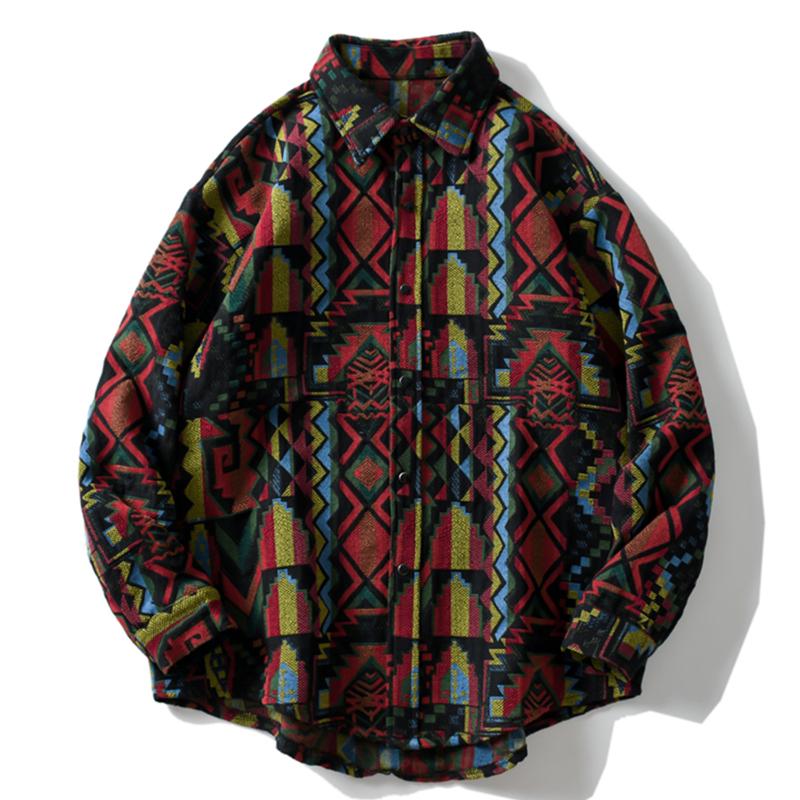 LACIBLE Hip Hop National Style Geometry Knitted Shirt Retro Ethnic Embroidery Long Sleeve Shirt Men Streetwear Snap Button, One
LACIBLE Hip Hop National Style Geometry Knitted Shirt Retro Ethnic Embroidery Long Sleeve Shirt Men Streetwear Snap Button, One