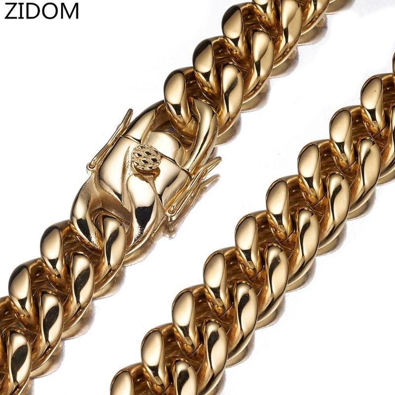 Men Hip hop Chains Necklaces Stainless Steel never fade High quality 6mm-18mm width Miami Cuban chain Necklace Hiphop jewelry
Men Hip hop Chains Necklaces Stainless Steel never fade High quality 6mm-18mm width Miami Cuban chain Necklace Hiphop jewelry
