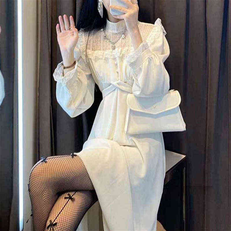 French Lace Vintage Dress Women Fashion Puffer Sleeve Elegant One Piece Dress Korean 2021 Spring High Street Slim Midi Dress Y2k G1223, Black
French Lace Vintage Dress Women Fashion Puffer Sleeve Elegant One Piece Dress Korean 2021 Spring High Street Slim Midi Dress Y2k G1223, Black
