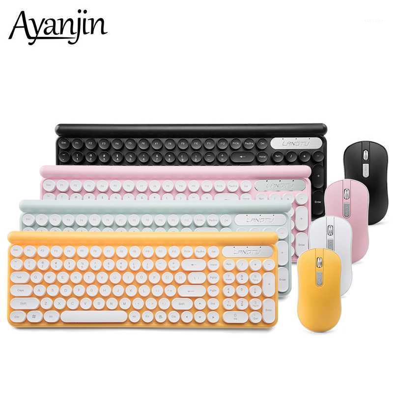 Smart Sleep Charge Wireless Keyboard and Mouse Set Silent Mouse Keyboard Suspension Retro Round Key Cap PC Keyboards1
Smart Sleep Charge Wireless Keyboard and Mouse Set Silent Mouse Keyboard Suspension Retro Round Key Cap PC Keyboards1