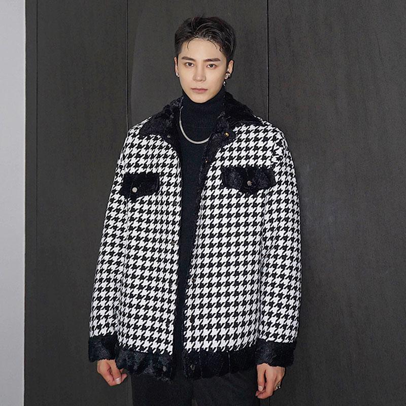 Men Double Side Wear Plaid Splice Faux Fur Casual Thick Jacket Male Women Couple Winter Streetwear Vintage Coat Outerwear, 7620 red
Men Double Side Wear Plaid Splice Faux Fur Casual Thick Jacket Male Women Couple Winter Streetwear Vintage Coat Outerwear, 7620 red