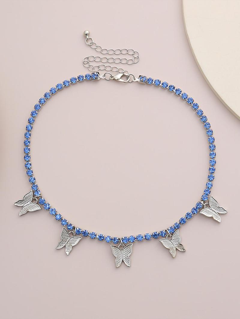 choker butterfly gold necklaces Shiny Rhinestone Butterfly Pendant Necklaces Trendy women accessories 2020
choker butterfly gold necklaces Shiny Rhinestone Butterfly Pendant Necklaces Trendy women accessories 2020