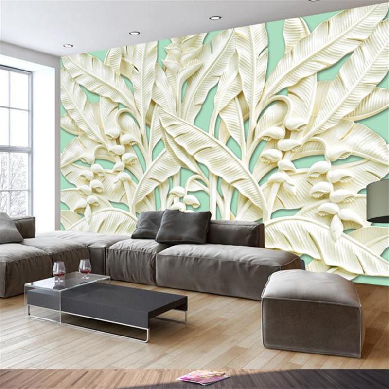 Modern Custom Photo Wallpaper for Walls 3 d Stereo Wallpaper Living Room Design Bedroom Decor Hotel Banana Leaf Relie Wall Paper, As show
Modern Custom Photo Wallpaper for Walls 3 d Stereo Wallpaper Living Room Design Bedroom Decor Hotel Banana Leaf Relie Wall Paper, As show