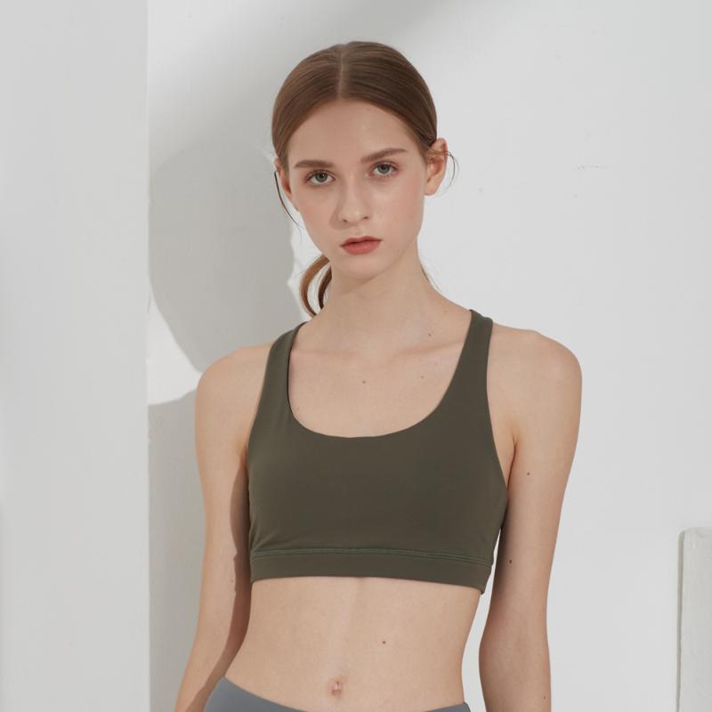 Fixed Double Shoulder Strap Sports Bra Racer Back Beautiful Back Female Shockproof Fitness Yoga Sports Underwear Medium Mold Cup, Army green
Fixed Double Shoulder Strap Sports Bra Racer Back Beautiful Back Female Shockproof Fitness Yoga Sports Underwear Medium Mold Cup, Army green