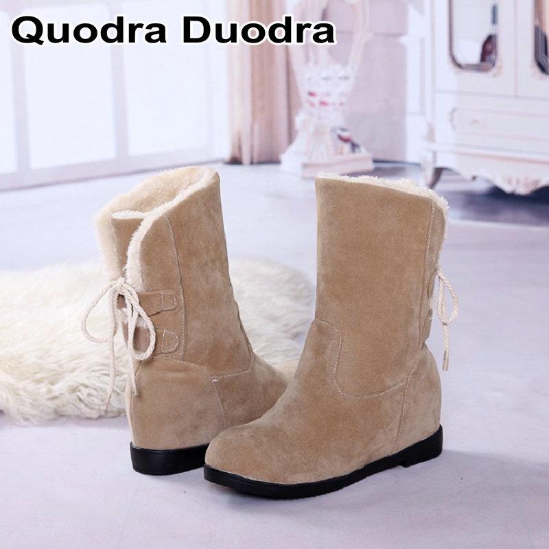 Winter Snow women boots Warm shoes Ankle Boots Square High Heels shoes Round Toe Female Increase within Slip-on, Black
Winter Snow women boots Warm shoes Ankle Boots Square High Heels shoes Round Toe Female Increase within Slip-on, Black