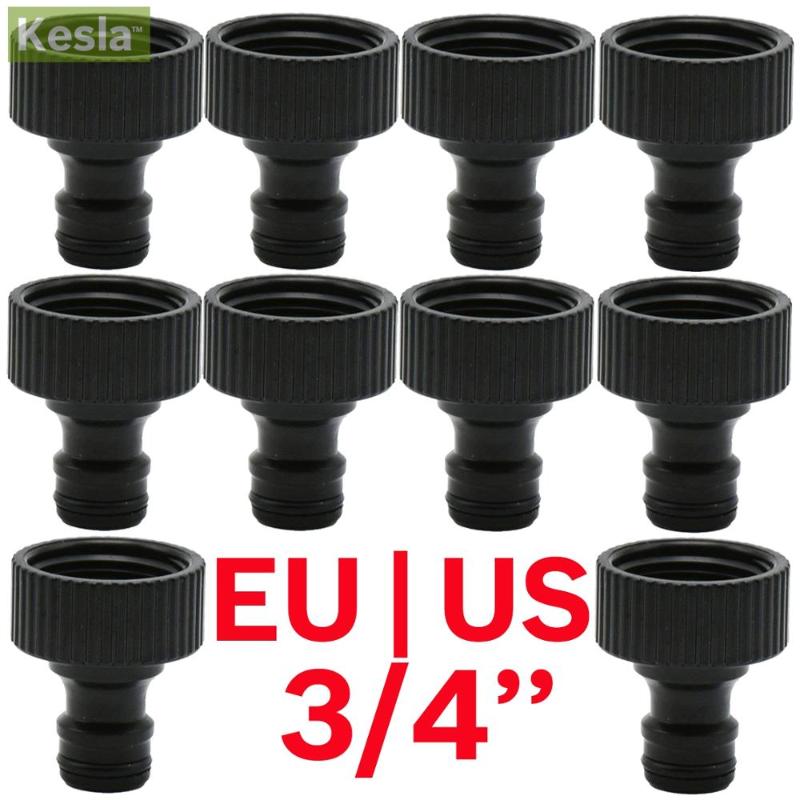 10PCS Quick Connector Nipple EURO USA 3/4 Inch Female Threaded Hose Pipe Adapter Garden Tubing Drip Irrigation Watering System, For usa (10pcs) m 
10PCS Quick Connector Nipple EURO USA 3/4 Inch Female Threaded Hose Pipe Adapter Garden Tubing Drip Irrigation Watering System, For usa (10pcs) m