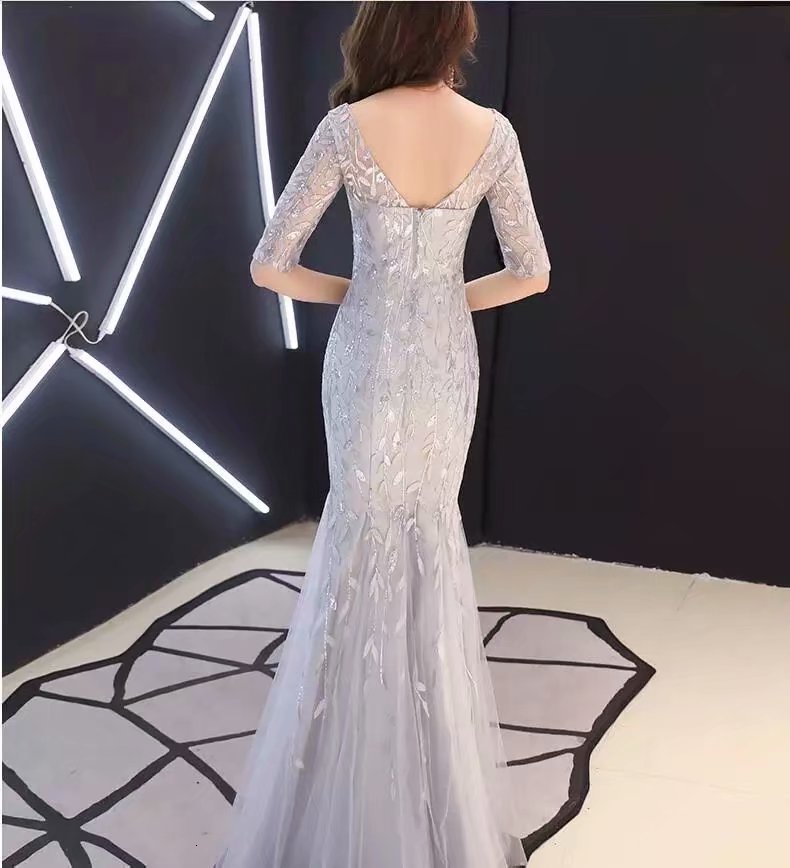 2021 New Sunset Mariage's Robot Party Dressed Lantejoulas Serene Half Clothed Night for Marriage X9ZI evening, Gray
2021 New Sunset Mariage's Robot Party Dressed Lantejoulas Serene Half Clothed Night for Marriage X9ZI evening, Gray
