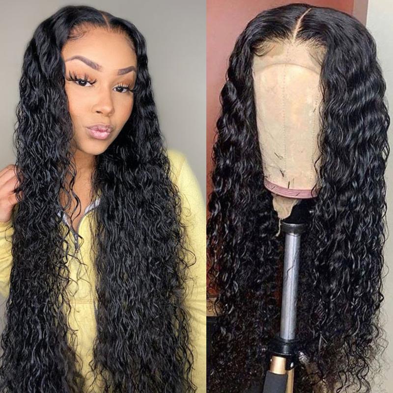 CHEAP Water Wave Curly Lace Front Wig HD Transparent Curly Human Hair Lace Wigs T PART 180 Density Wet and Wavy Frontal Wig, Natural color
CHEAP Water Wave Curly Lace Front Wig HD Transparent Curly Human Hair Lace Wigs T PART 180 Density Wet and Wavy Frontal Wig, Natural color
