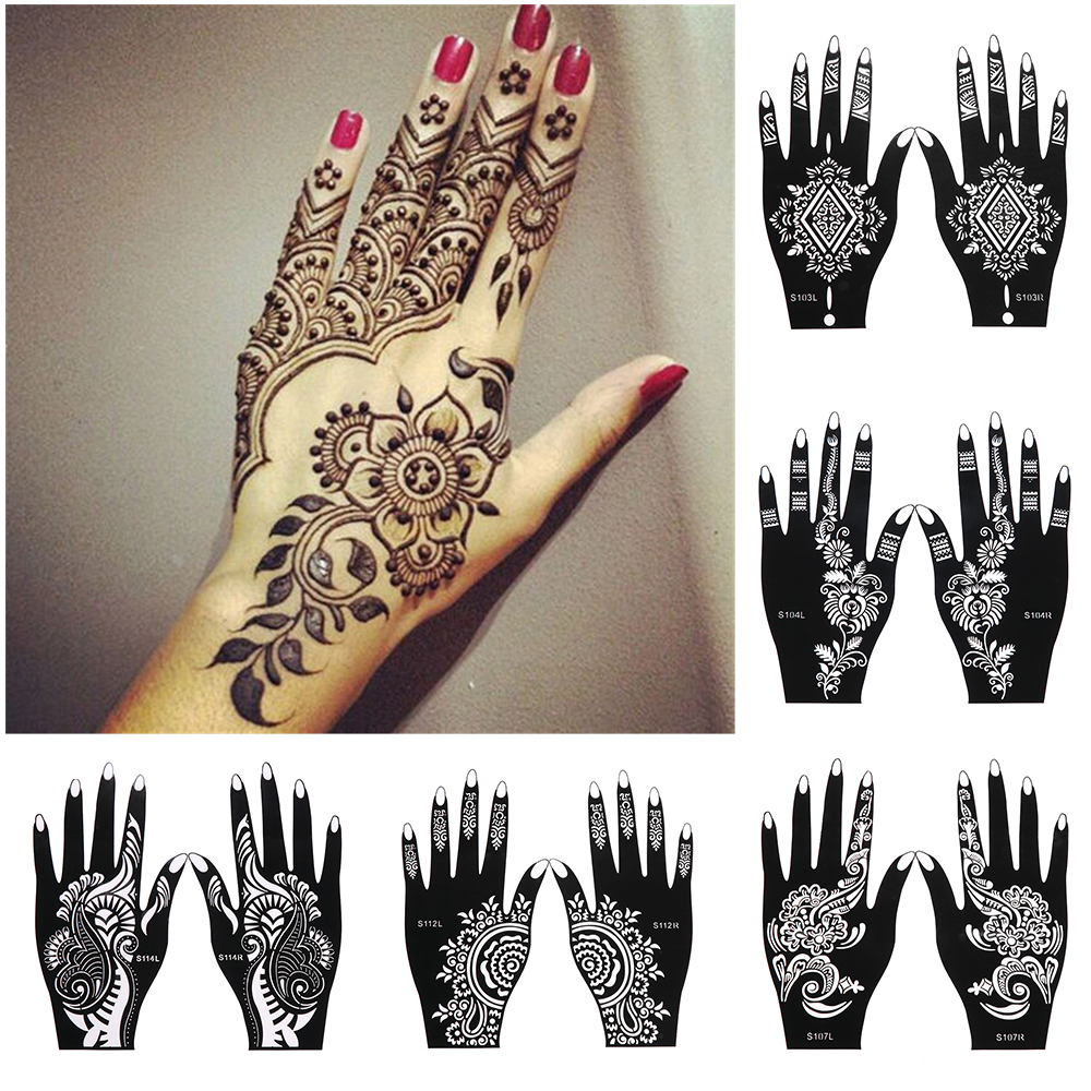 2Pcs/Set Professional Henna Stencil Temporary Hand Tattoo Body Art Sticker Template Wedding Tool India Flower Tattoo Stencil
2Pcs/Set Professional Henna Stencil Temporary Hand Tattoo Body Art Sticker Template Wedding Tool India Flower Tattoo Stencil