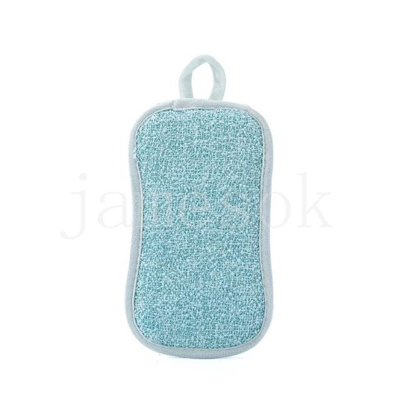 Double Sided Kitchen Magic Cleaning Sponge Scrubber Sponges Dish Washing Towels Scouring Pads Bathroom Brush Wipe Pad de226