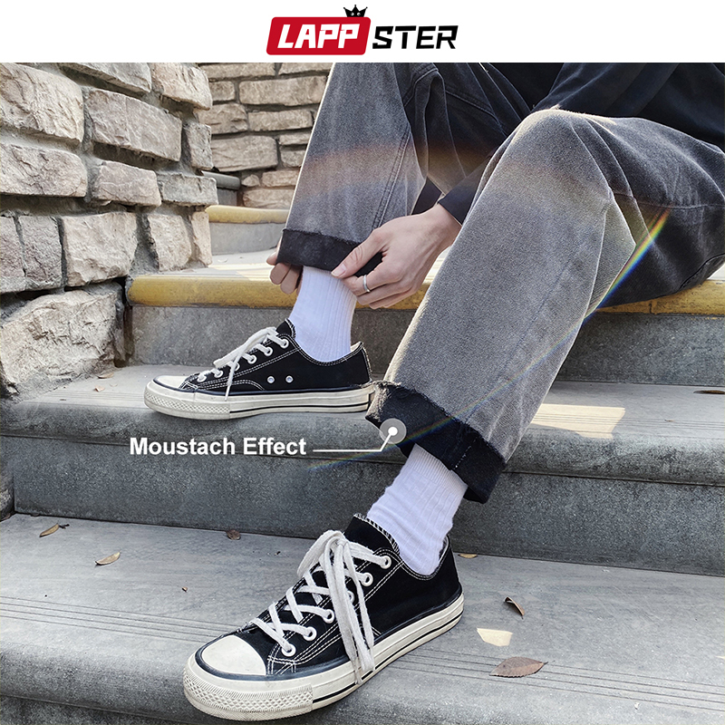 LAPPSTER Men Gradient Color Blue Jeans Pants Mens Japanese Streetwear Denim Pants Male Patchwork Fashions Harem Pants 5XL 201123