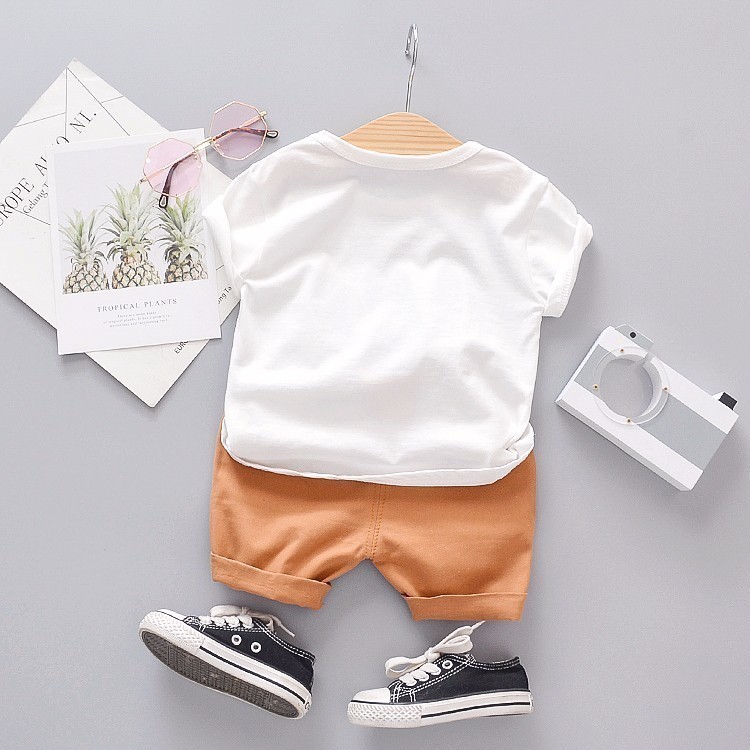 Summer Fashion Toddler Infant Clothing Sets Baby Girls Boy Clothes Suits Cactus T Shirt Shorts Kids Tracksuits Child Casual Wear LJ201223