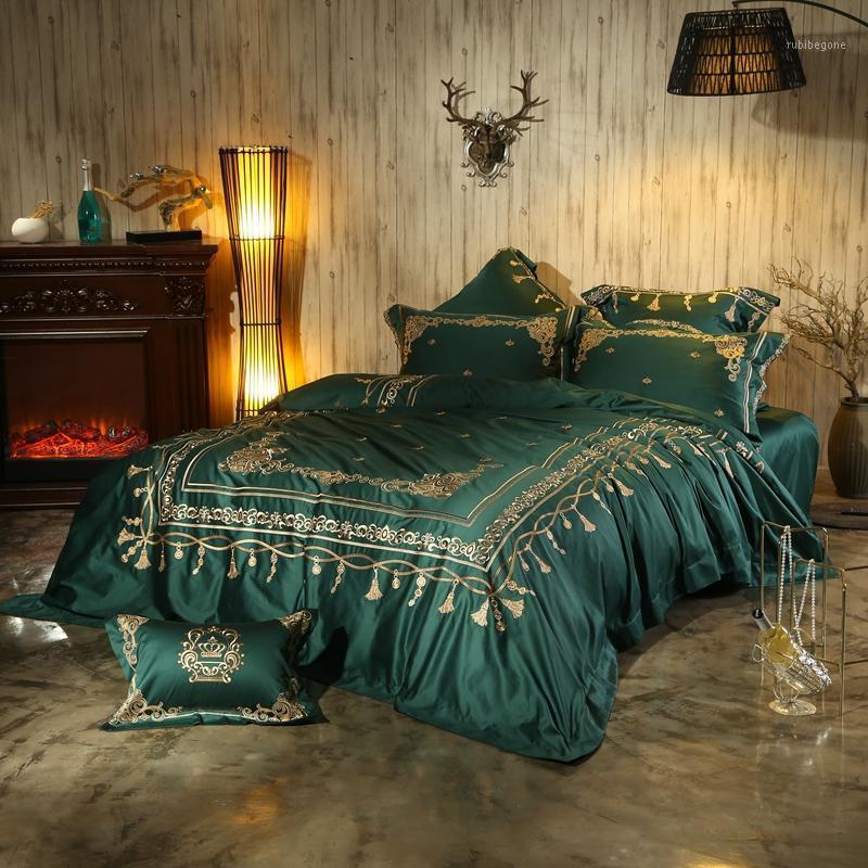J/6Pcs Red Green Bohemia Embroidery Bedding Set 100S Egyptian Cotton Queen King size Duvet cover Bed sheet set Pillowcase1, Color 1
J/6Pcs Red Green Bohemia Embroidery Bedding Set 100S Egyptian Cotton Queen King size Duvet cover Bed sheet set Pillowcase1, Color 1
