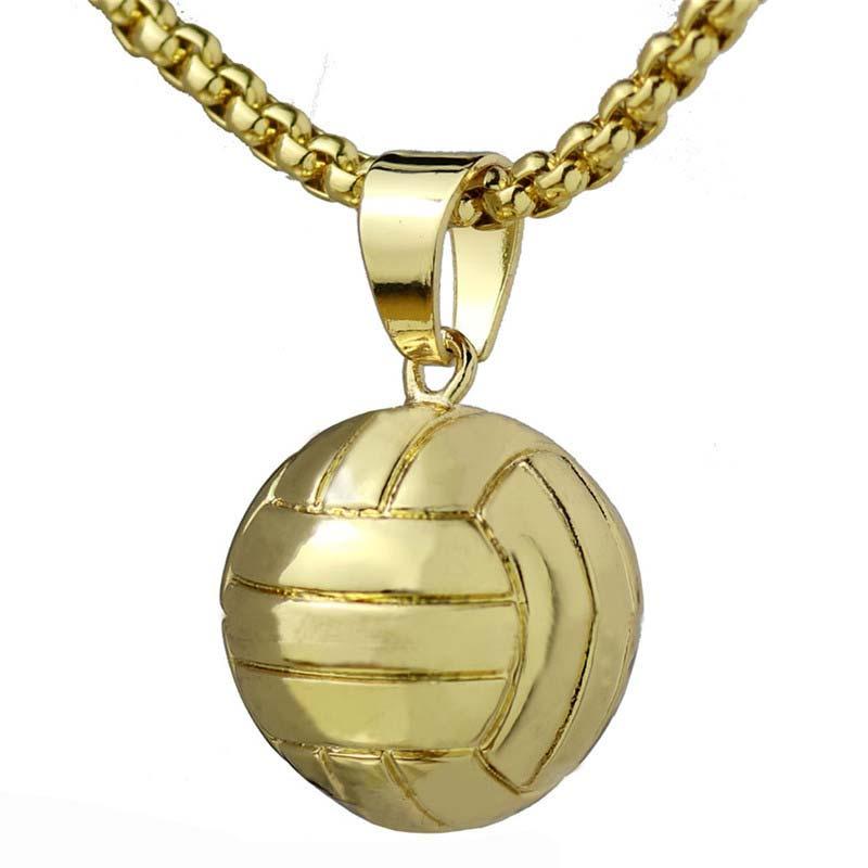 3D Volleyball Pendant Sports Necklace I Love Volleyball Statement Jewelry for Men Gold-color Personality Fitness Fashion Gifts
3D Volleyball Pendant Sports Necklace I Love Volleyball Statement Jewelry for Men Gold-color Personality Fitness Fashion Gifts