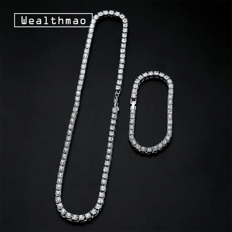 5mm Men Hip Hop Tennis Chain Link Crystal Rhinestone Necklace 1 Row Gold Silver Color Necklaces Bracelets Iced Out Bling Chains
5mm Men Hip Hop Tennis Chain Link Crystal Rhinestone Necklace 1 Row Gold Silver Color Necklaces Bracelets Iced Out Bling Chains