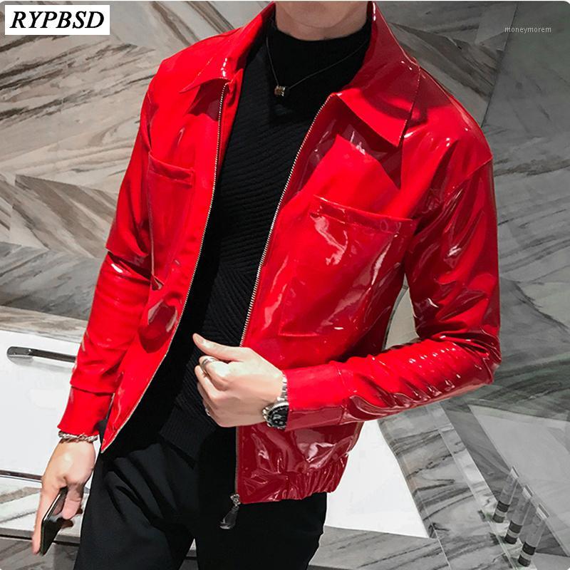 Red Leather Jacket Men PU Faux Leather Outerwear Fashion Casual Long Sleeve Turn Down Collar Zipper Biker Jacket Men Black -3XL1
Red Leather Jacket Men PU Faux Leather Outerwear Fashion Casual Long Sleeve Turn Down Collar Zipper Biker Jacket Men Black -3XL1