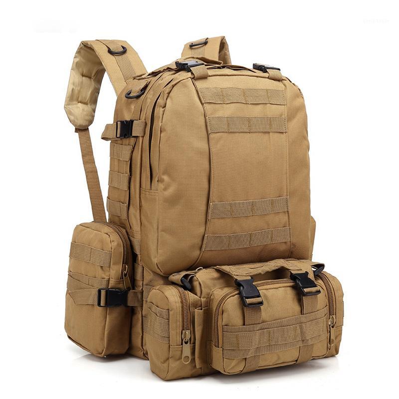 4 in 1 Tactical Backpack 50L Rucksack Army Molle Outdoor Sport Bag Men Camping Hiking Travel Climbing Hunting Backpack1, Color 11
4 in 1 Tactical Backpack 50L Rucksack Army Molle Outdoor Sport Bag Men Camping Hiking Travel Climbing Hunting Backpack1, Color 11