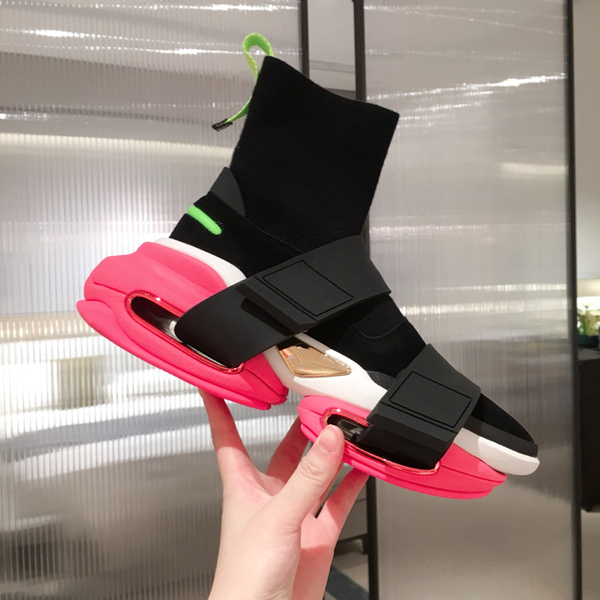 New style 2020 hot high-quality women's elastic stockings dad Velcro Hollow thick-soled platform socks boots high-top short boots, Black
New style 2020 hot high-quality women's elastic stockings dad Velcro Hollow thick-soled platform socks boots high-top short boots, Black