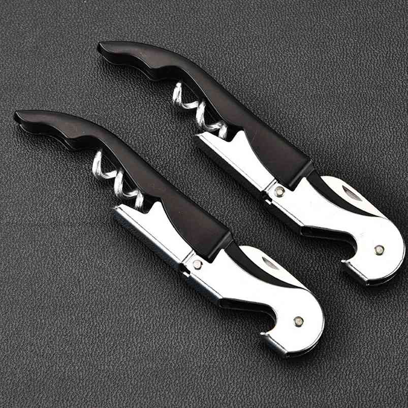 Black Bottle Opener Sea Horse Corkscrew Knife Pulltap Double Hinged Corkscrew Metal Wine Opener Kitchen Bar Tool Gift W102
Black Bottle Opener Sea Horse Corkscrew Knife Pulltap Double Hinged Corkscrew Metal Wine Opener Kitchen Bar Tool Gift W102