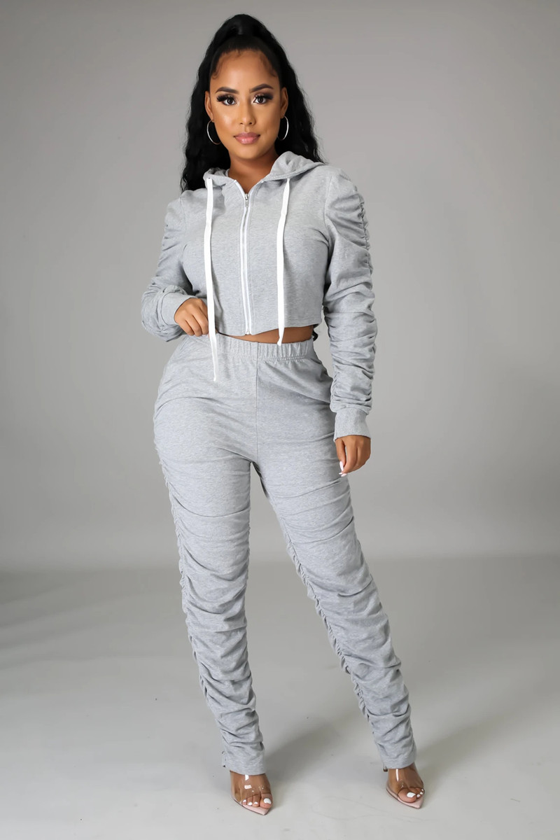 Plus size 3X Women jogger suits solid color tracksuits long sleeve hooded jacket+stack pants two pieces set fall winter black outfits 4440