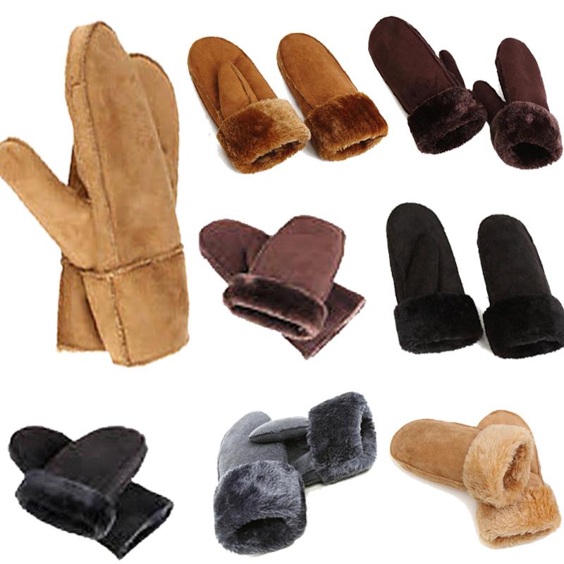 Goocheer New Arrival Women Winter Sheepskin Gloves with Warm Genuine Leather and Fur Lady Mittens Elegant Solid 
Goocheer New Arrival Women Winter Sheepskin Gloves with Warm Genuine Leather and Fur Lady Mittens Elegant Solid