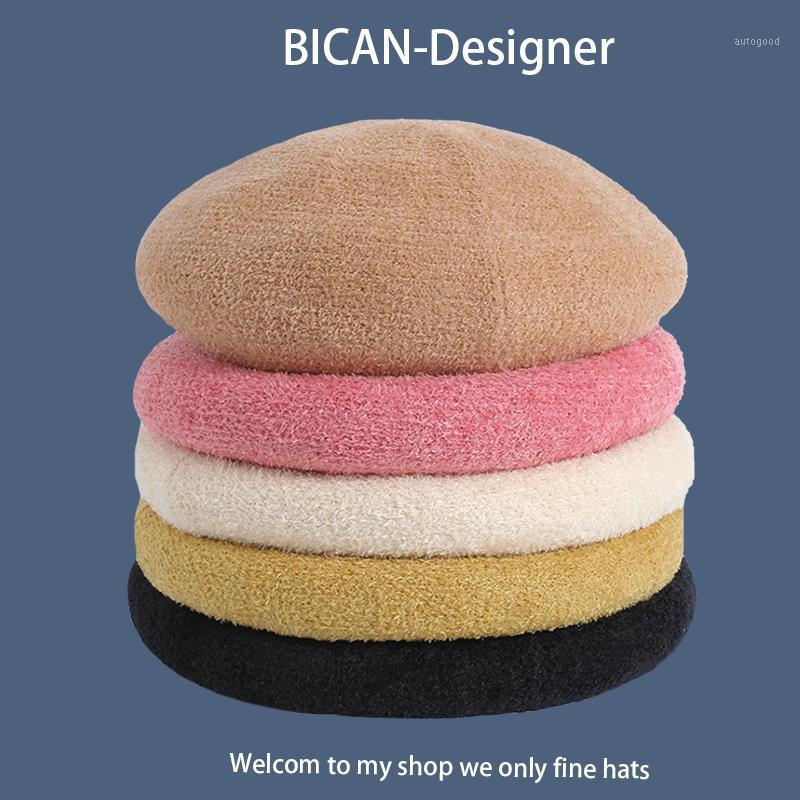 Berets Beret Female Women's Hat Women Winter Cap For Men Knitted Hats Autumn Woman1, Black
Berets Beret Female Women's Hat Women Winter Cap For Men Knitted Hats Autumn Woman1, Black