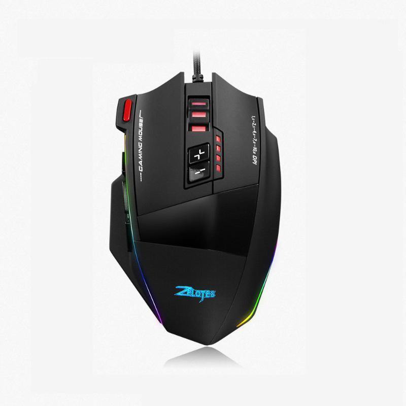USB Wired 10000 DPI RGB Light Belt Mouse 13 Buttons Programming Gaming Mouse Firepower Keys Best for Computer Laptop PC Games1
USB Wired 10000 DPI RGB Light Belt Mouse 13 Buttons Programming Gaming Mouse Firepower Keys Best for Computer Laptop PC Games1