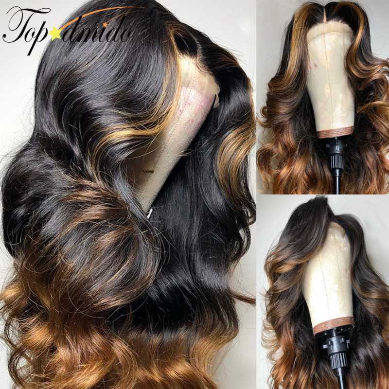 Lace Wigs Topodmido #1B Brown Ombre Color Hair Front Natural Hairline Body Wave Remy 13x6 Human, Black;brown
Lace Wigs Topodmido #1B Brown Ombre Color Hair Front Natural Hairline Body Wave Remy 13x6 Human, Black;brown