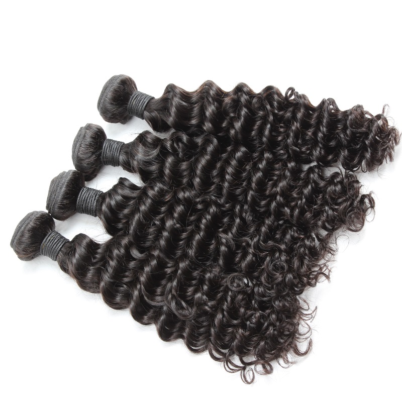 Brazilian Hair Weaves Wefts Virgin Human Hair Extensions Deep Wave Bundles Double Weft 4pcs/lot Natural Black Drop Ship, Natural color
Brazilian Hair Weaves Wefts Virgin Human Hair Extensions Deep Wave Bundles Double Weft 4pcs/lot Natural Black Drop Ship, Natural color