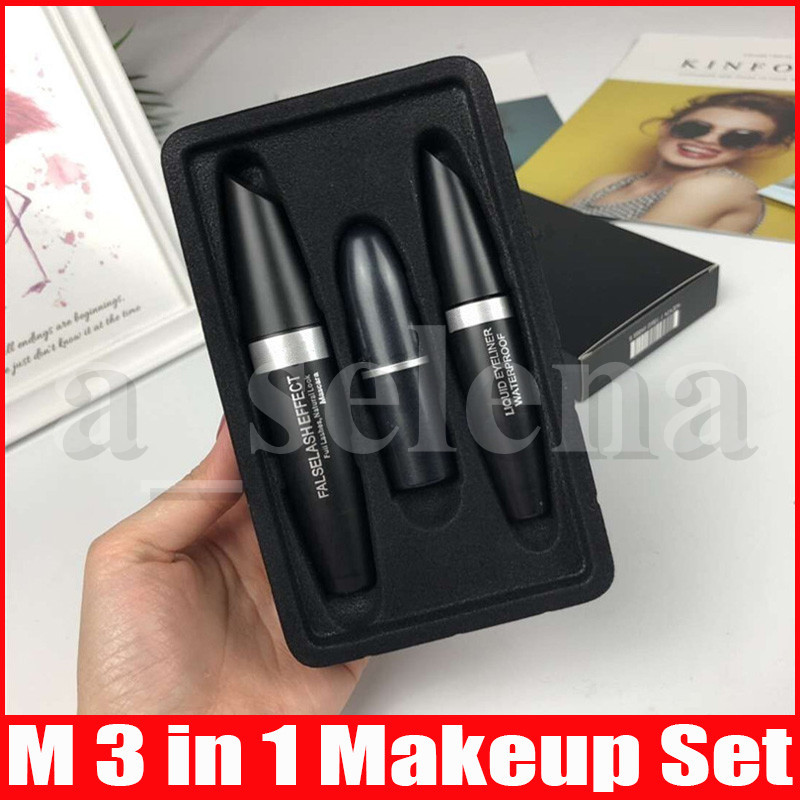 M Makeup Kollection Set Liquid Eyeliner Mascara Matte Lipstick sets 3 in 1 lip Kit Cosmetic Kit
M Makeup Kollection Set Liquid Eyeliner Mascara Matte Lipstick sets 3 in 1 lip Kit Cosmetic Kit