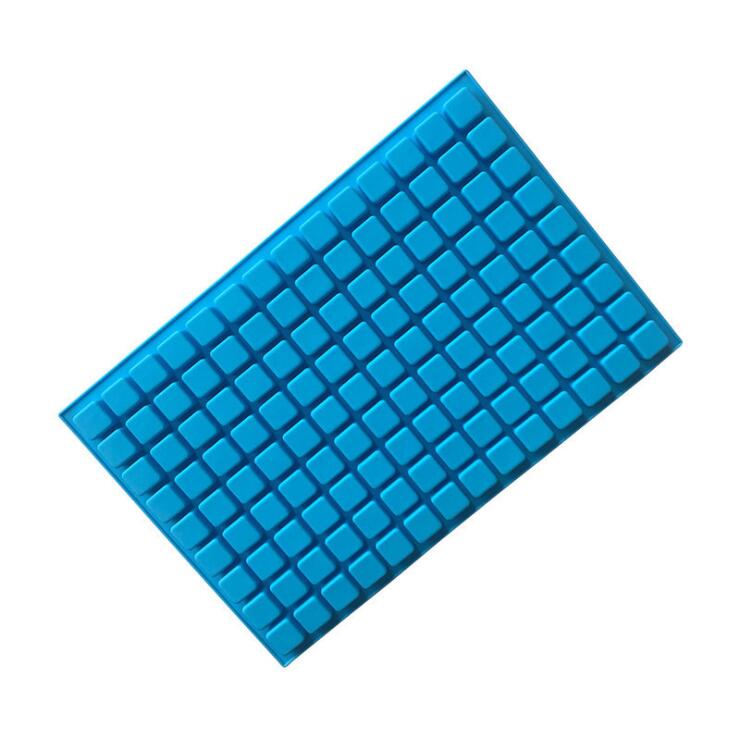 Silicone DIY 126 Cavity Molds Candy Mold for Chocolate Cake Cube Tray Home Square Maker Bar Ice Cream Tools YP978 Free shipping