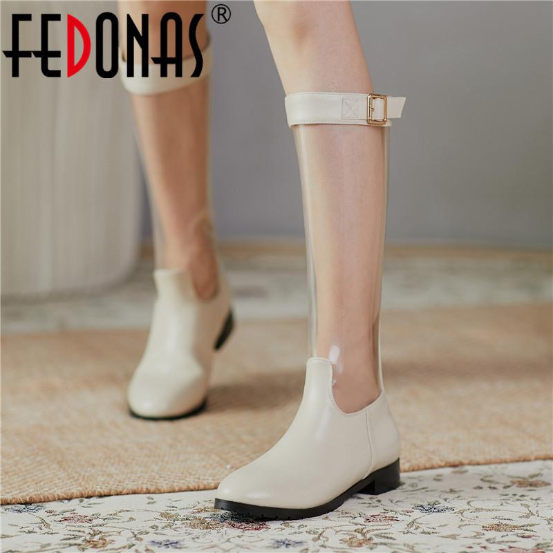 FEDONAS Fashion Knee High Boots For Women Back Zipper Thick Heels Boots For Girls Genuine Leather Wedding Basic Shoes Woman, Black
FEDONAS Fashion Knee High Boots For Women Back Zipper Thick Heels Boots For Girls Genuine Leather Wedding Basic Shoes Woman, Black