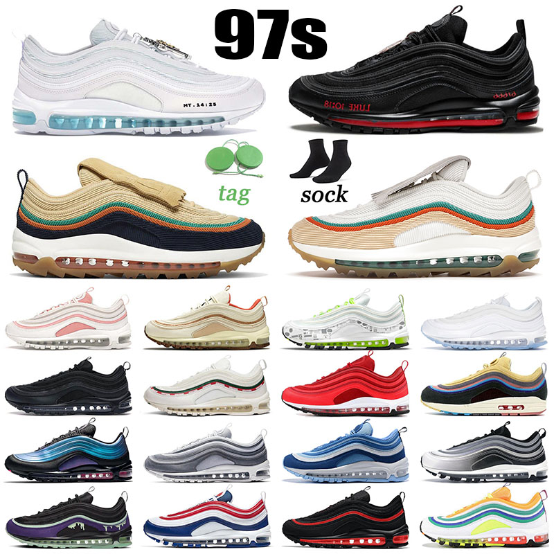 97 Golf NRG Mens Womens Running Shoes Mschf Lil Nas x Satan Luke inri jesus White Ice Black Bullet Glitter Sean Wotherspoon Off Men Women Sports Sneakers Trainers, # cork 36-45 110
97 Golf NRG Mens Womens Running Shoes Mschf Lil Nas x Satan Luke inri jesus White Ice Black Bullet Glitter Sean Wotherspoon Off Men Women Sports Sneakers Trainers, # cork 36-45 110