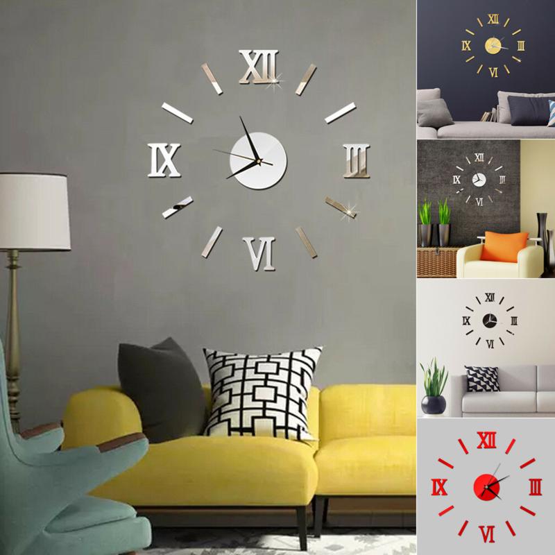 Wall Clock Luxury Large DIY 3D Decorative Creative design Wall Sticker Home Decor Clock Living Room Home Decoration Mirror
Wall Clock Luxury Large DIY 3D Decorative Creative design Wall Sticker Home Decor Clock Living Room Home Decoration Mirror