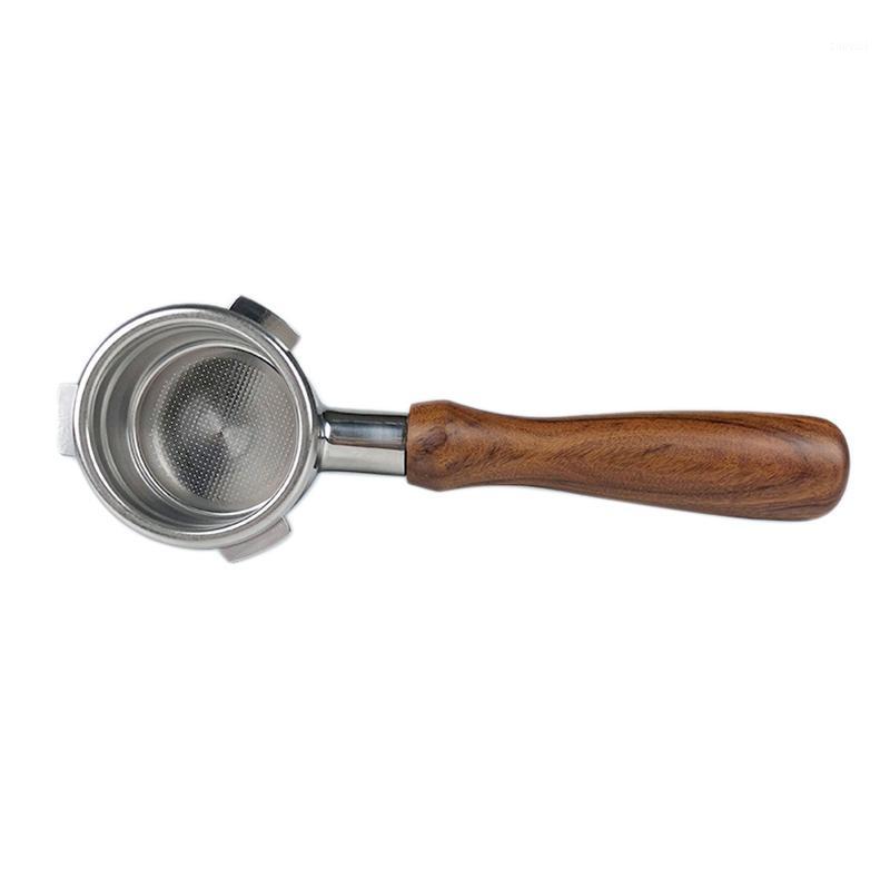 54MM Stainless Steel Coffee Machine Bottomless Filter Holder Portafilter Wooden Handle Professional Accessory1
54MM Stainless Steel Coffee Machine Bottomless Filter Holder Portafilter Wooden Handle Professional Accessory1