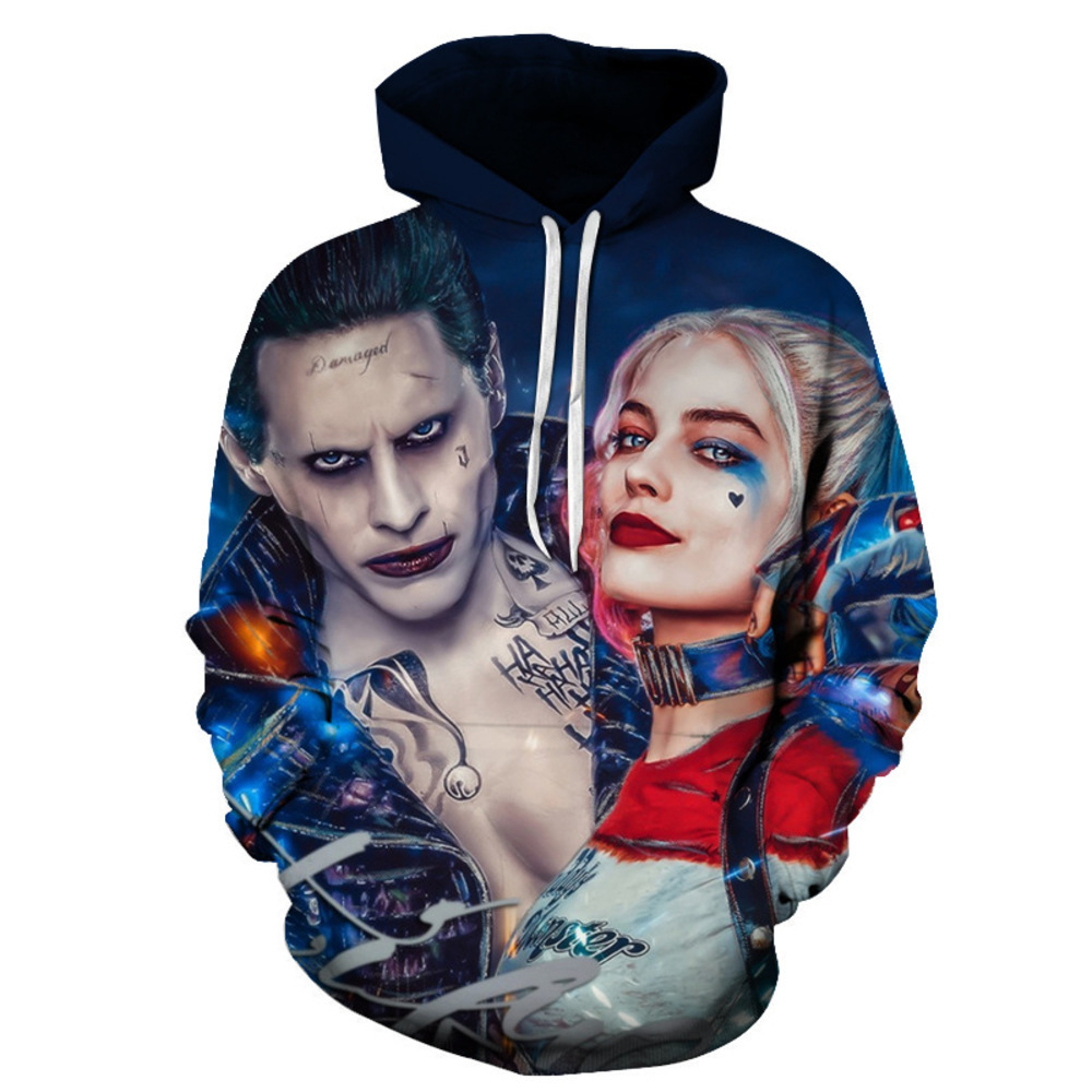 European and American hot-selling trend movie characters digital printing couple hoodie, Beige
European and American hot-selling trend movie characters digital printing couple hoodie, Beige